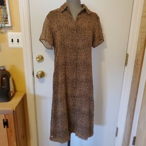 Long brown dress